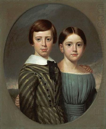 John Oscar Kent and His Sister, Sarah Eliza Kent., Samuel Lancaster Gerry